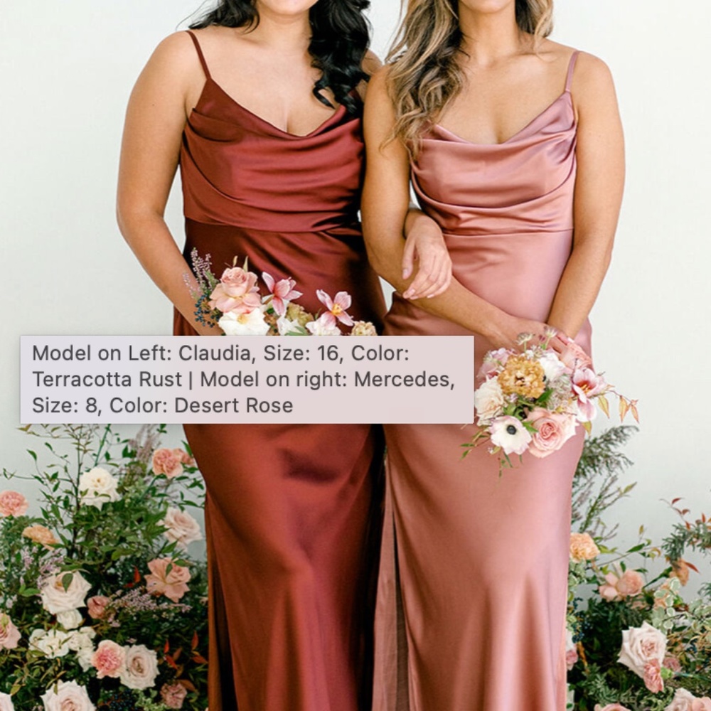 Revelry Satin Black Skye Bridesmaid Dress